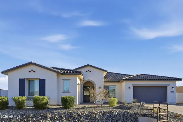 a view of city and mountain