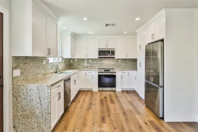a room with a washer and dryer