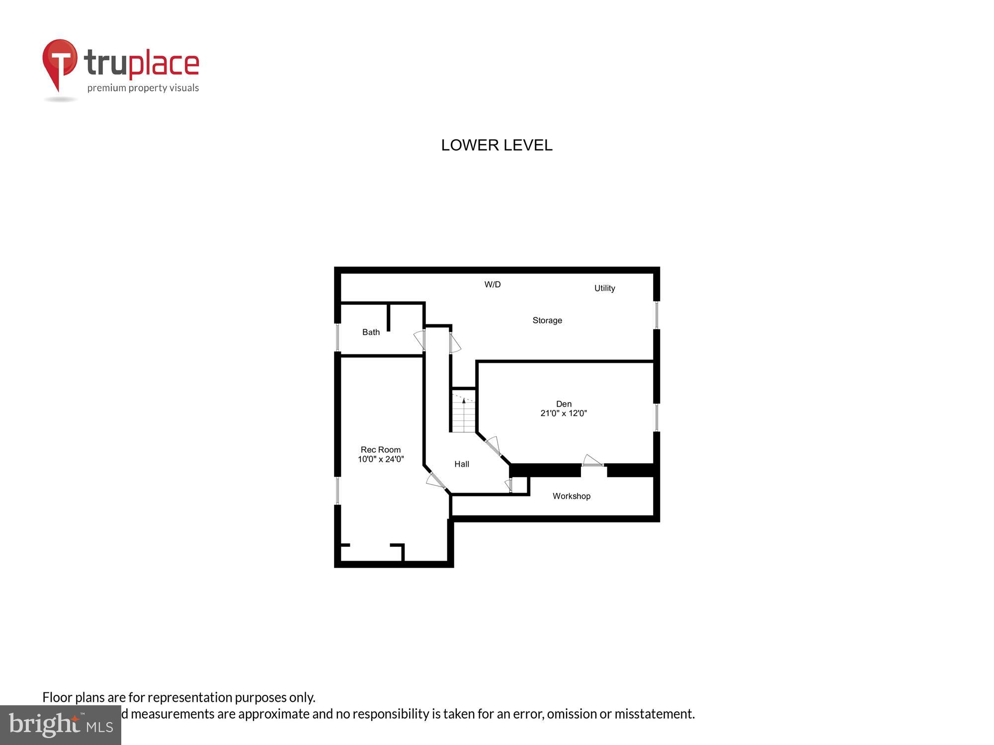1137 Hampton Road Annapolis, MD 21409 - Photo 61 of 61 Lower Level Floor Plan