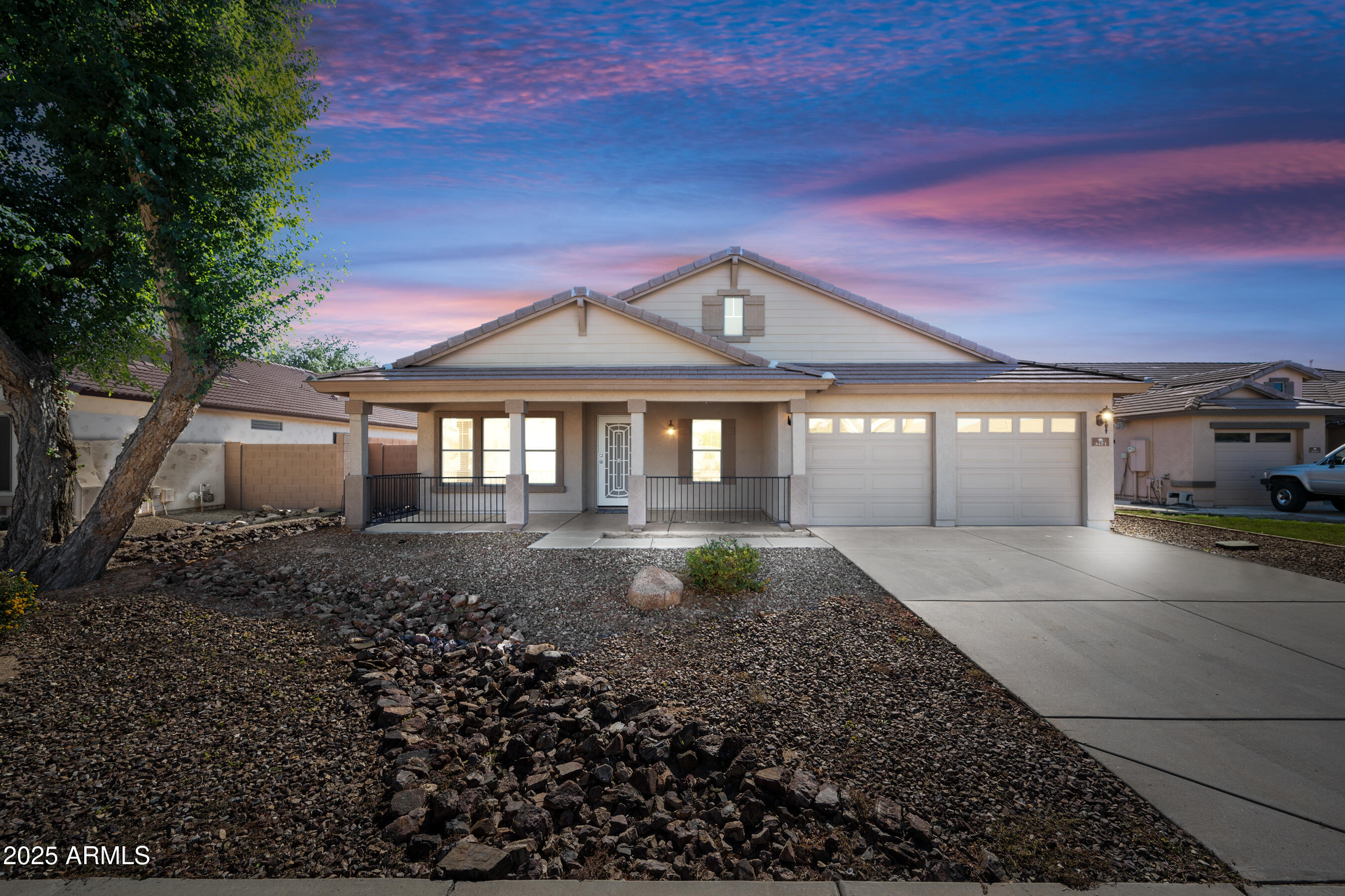 3471 East Fairview Street Gilbert, AZ 85295 - Photo 46 of 48 a front view of a house with a yard