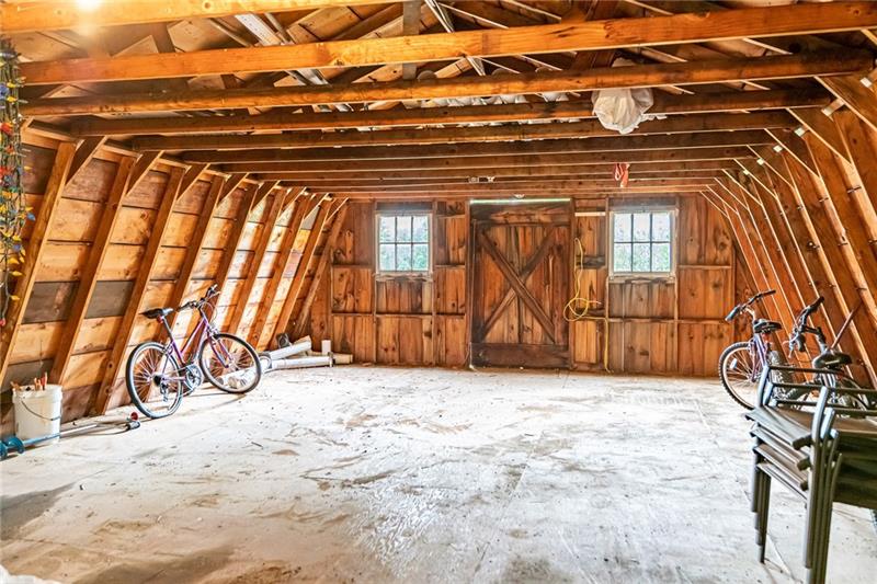 119 Fraser Road Valencia, PA 16059 - Photo 24 of 25 Huge storage area on upper level of the barn.