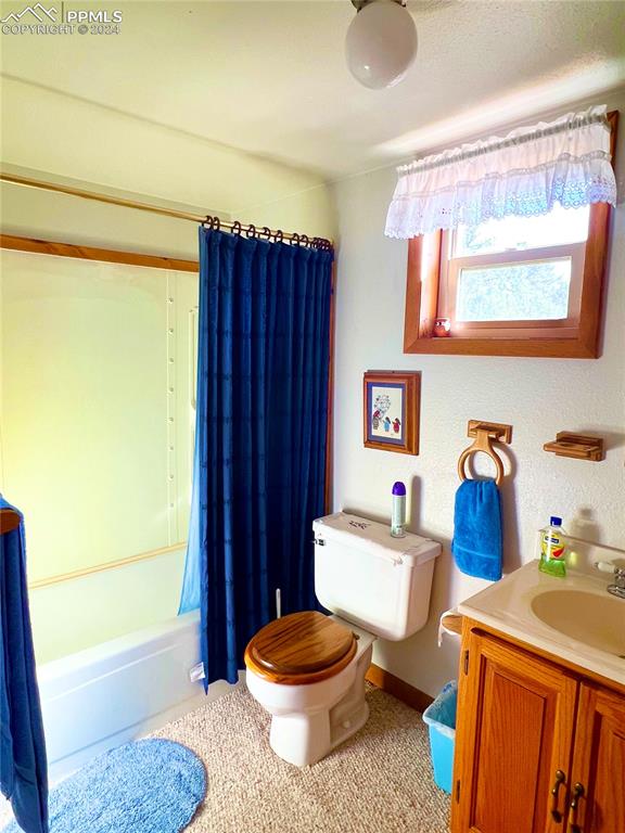280 Kerrs Hill Road Westcliffe, CO 81252 - Photo 20 of 35 a bathroom with a toilet a sink and bathtub