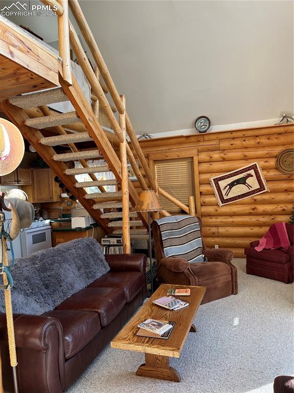 280 Kerrs Hill Road Westcliffe, CO 81252 - Photo 10 of 35 a view of gym equipment with staircase