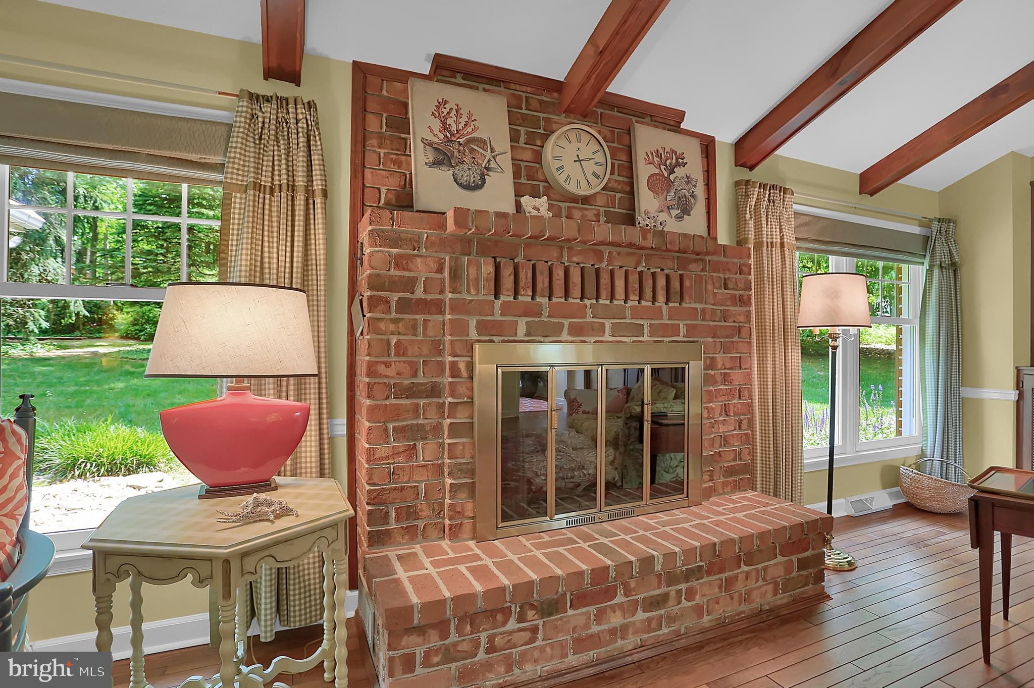 11604 Woodhaven Road Waynesboro, PA 17268 - Photo 46 of 76 Gas Fireplace with Brick surround