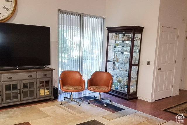 2855 South 1000 West Perry, UT 84302 - Photo 61 of 142 Large Greatroom with dark wood finished floors and baseboards—access to the Elevator.