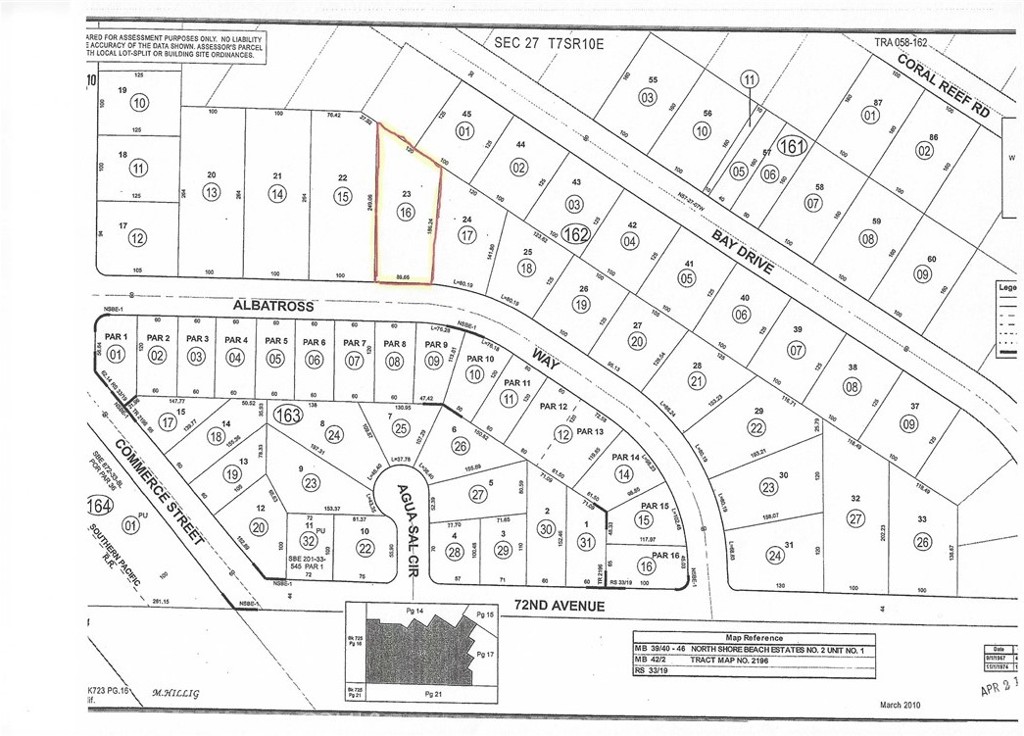 0 Albatross Way Mecca, CA 92254 - Photo 1 of 1 a black and white photo of a