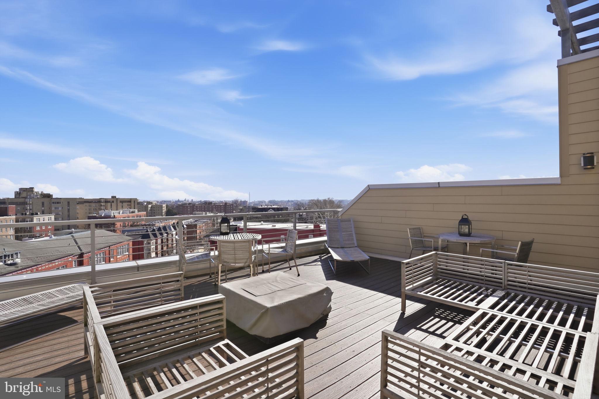 2550 17th Street Northwest, Unit 305 Washington, DC 20009 - Photo 12 of 22 Rooftop deck