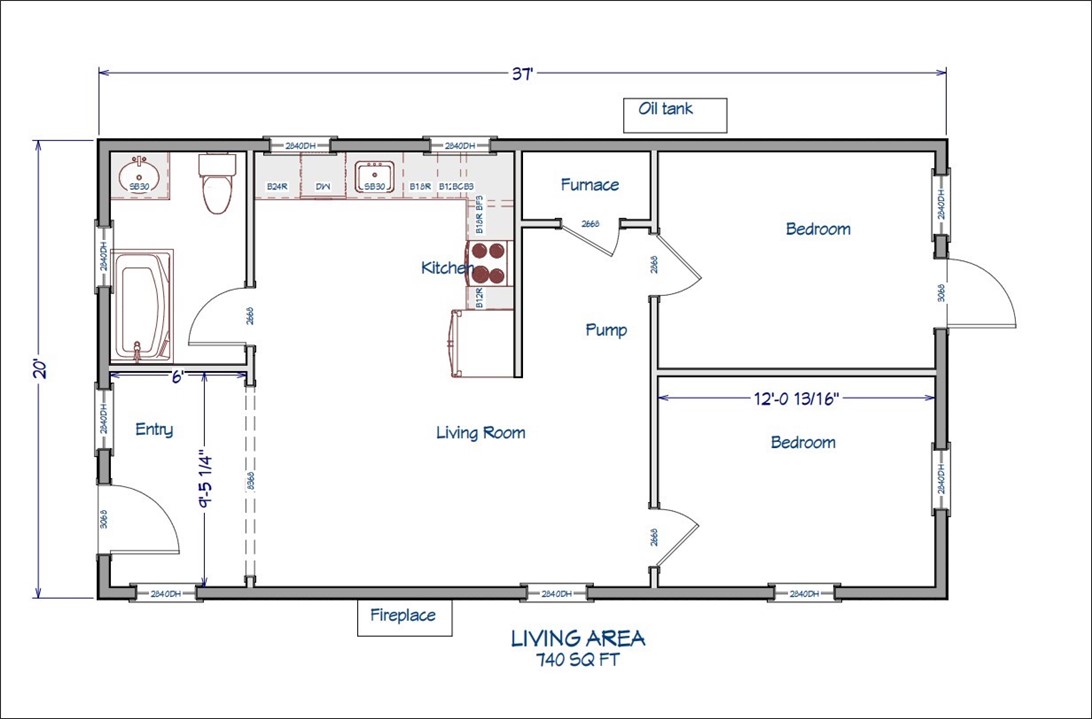 145 Echo Road Glocester, RI 02814 - Photo 32 of 32 Approved Proposed Floor Plan