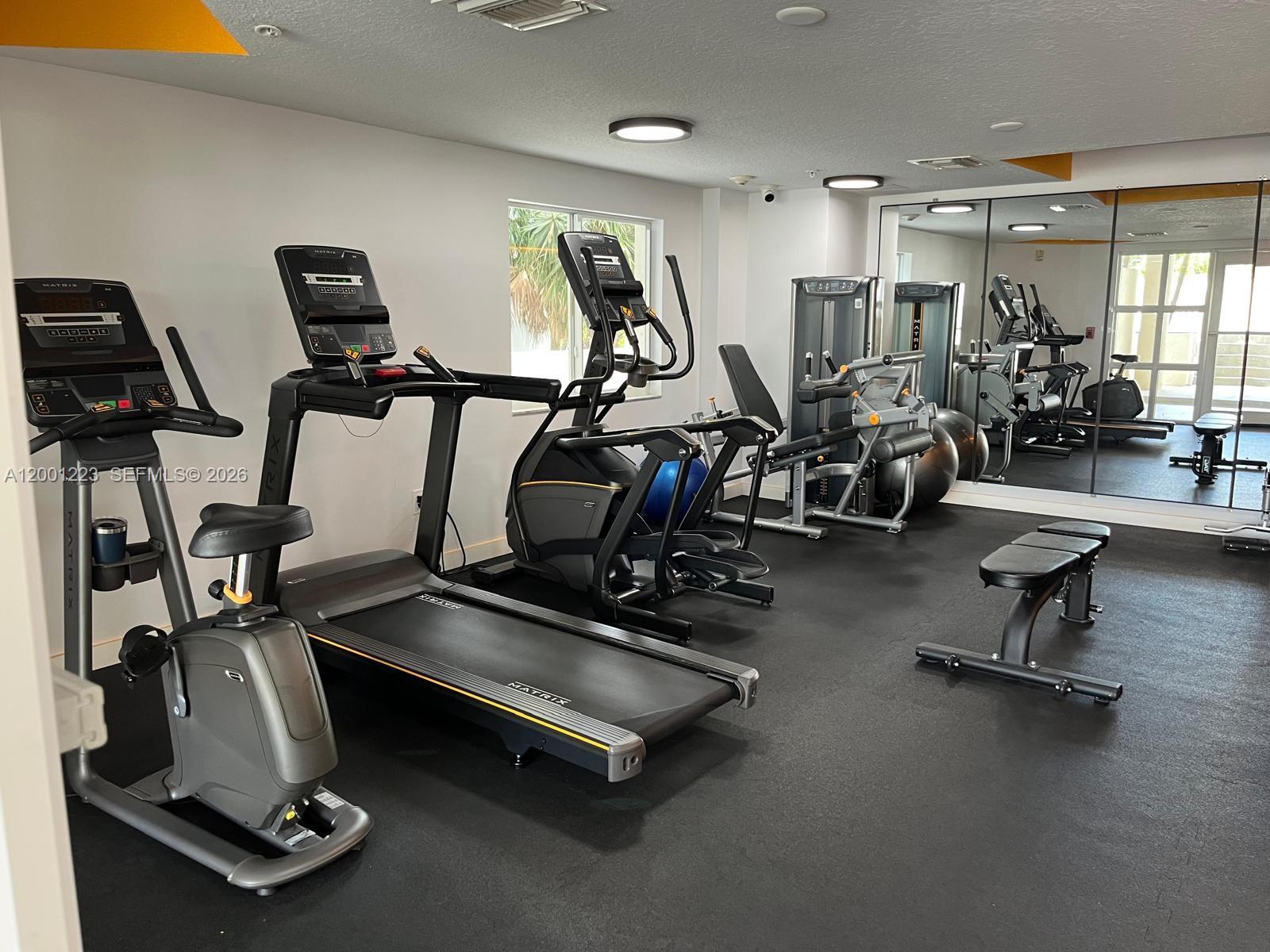 280 Southwest 20th Road, Unit 504 Miami, FL 33129 - Photo 9 of 23 a view of a room with gym equipment