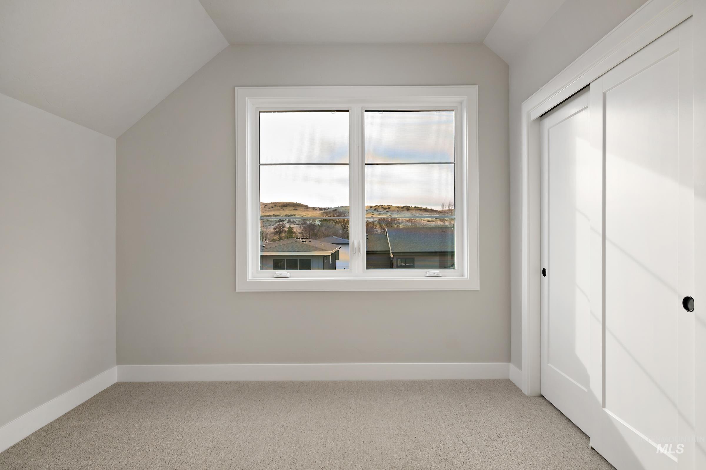 11708 North Rabbitbrush Way Boise, ID 83714 - Photo 32 of 33 Additional living space featuring light colored carpet and vaulted ceiling
