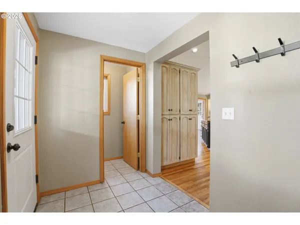 a view of a bathroom from a bathroom