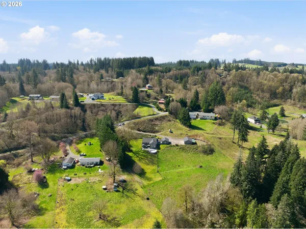 a view of a lot of trees and houses
