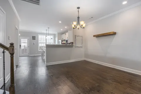 wooden floor in an empty room