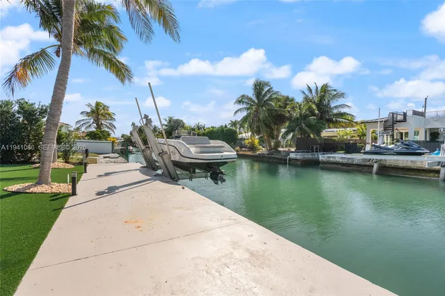 a view of a lake with outdoor space