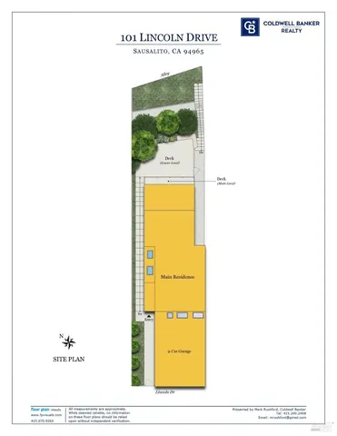 $2,495,000 | 101 Lincoln Drive, Sausalito, CA 94965