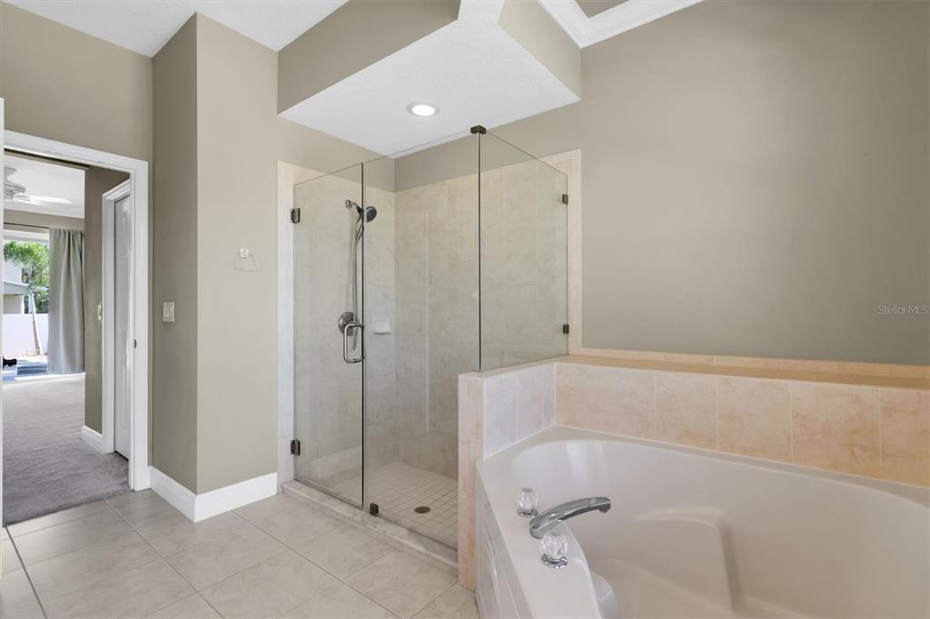 10121 Porch Street New Port Richey, FL 34655 - Photo 26 of 57 a bathroom with a bathtub and shower