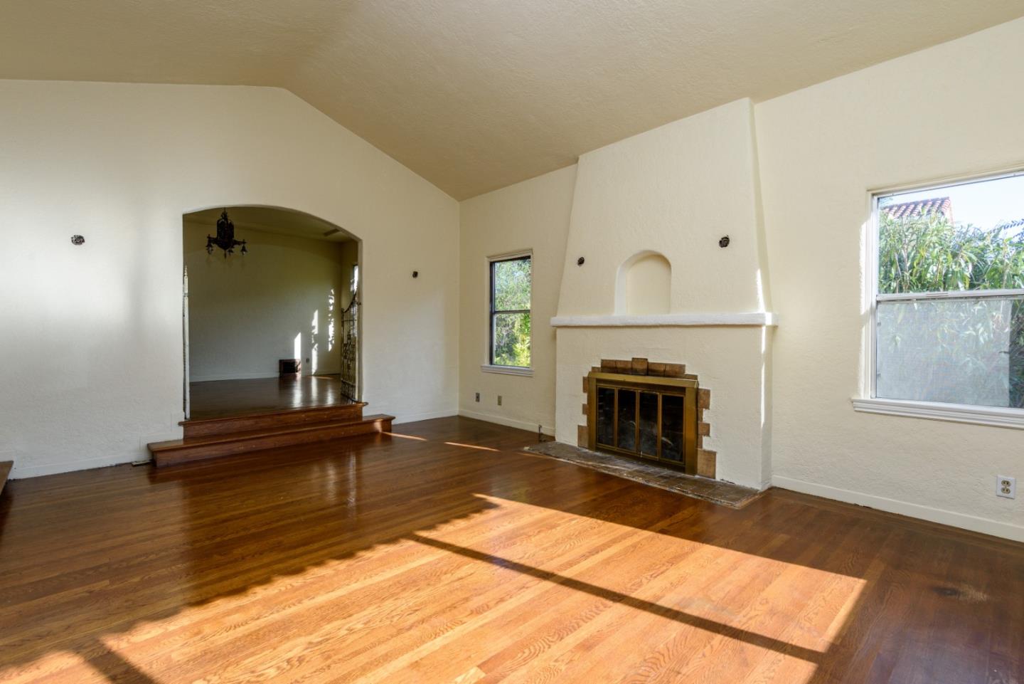 34 Dwight Road Burlingame, CA 94010 - Photo 2 of 13 a view of a livingroom with a fireplace