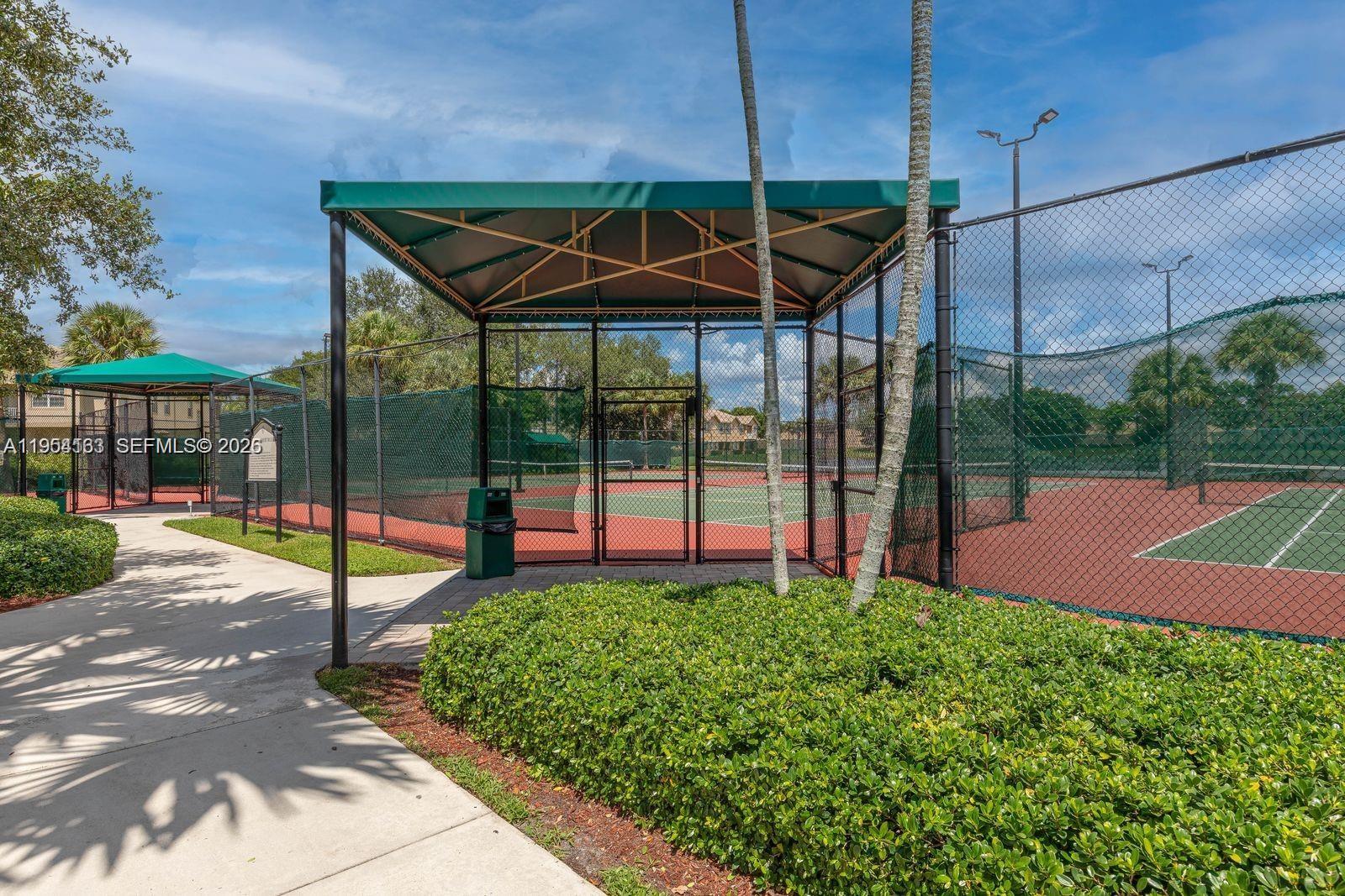13216 Southwest 44th Street, Unit 11204 Miramar, FL 33027 - Photo 6 of 47 a view of a backyard with swimming pool