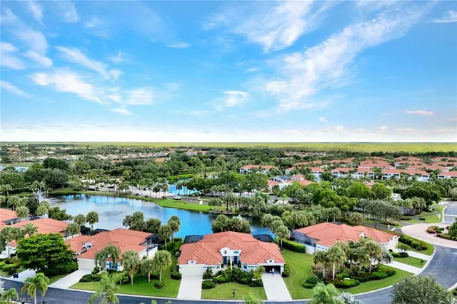 a view of a city with lake