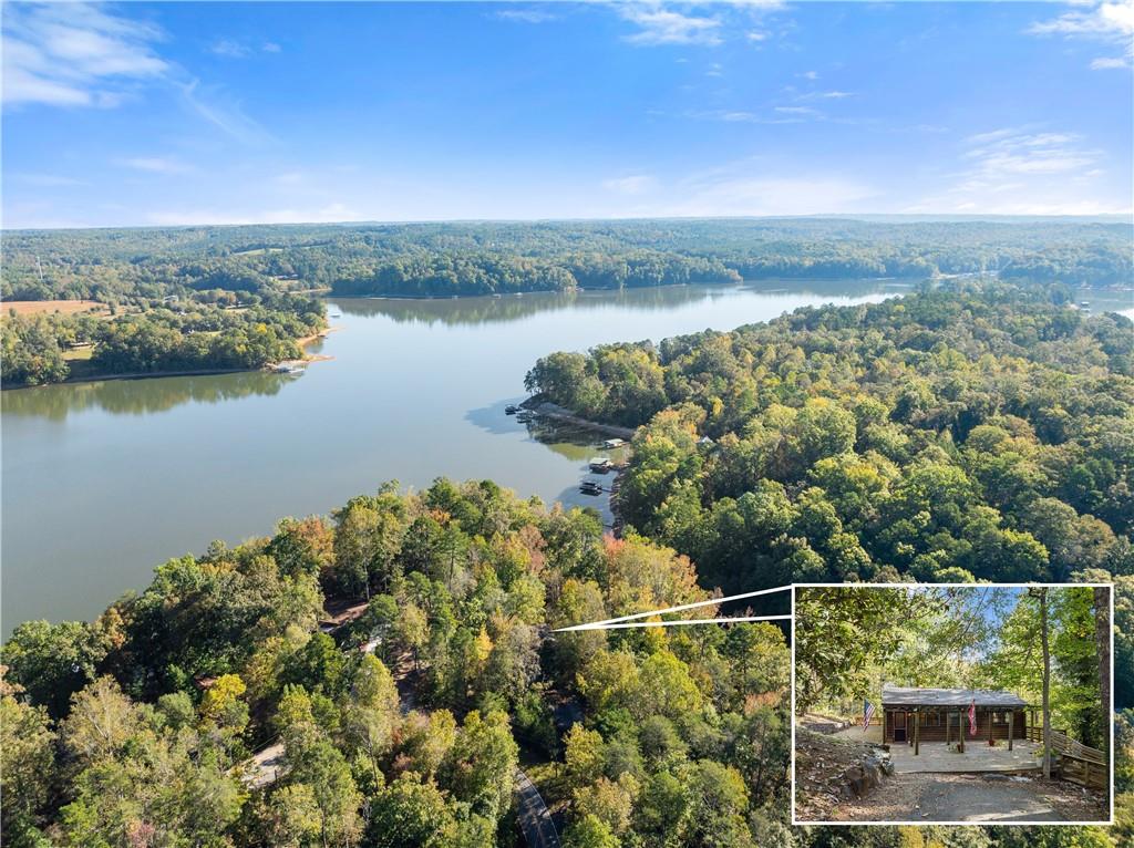773 Shorewood Circle Toccoa, GA 30577 - Photo 32 of 39 a view of a lake with a city
