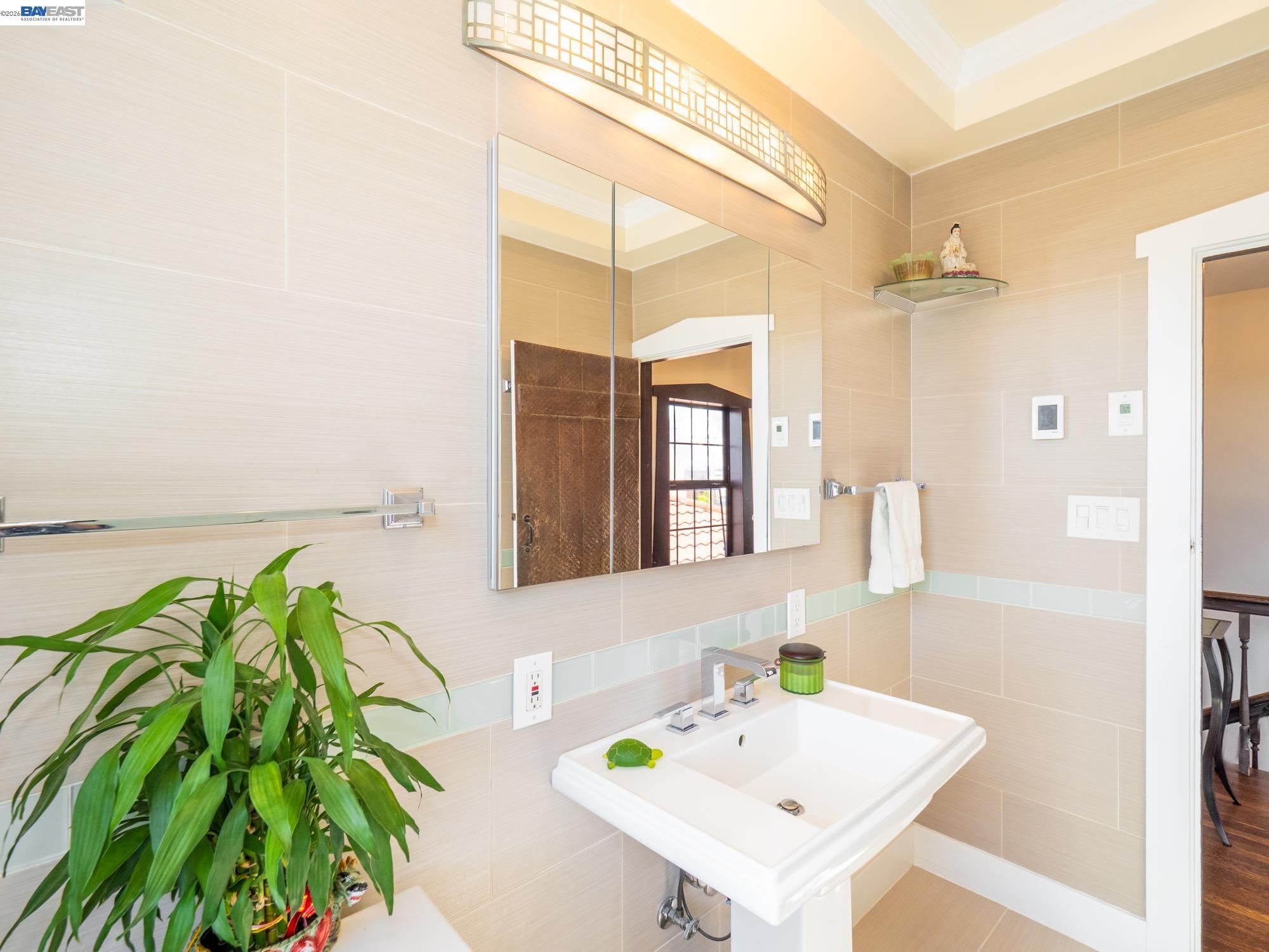 22111 Prospect Street Hayward, CA 94541 - Photo 33 of 70 Heated flooring, heated towel bar, heated toilet seat and a blue light in the bowl to entice good aim