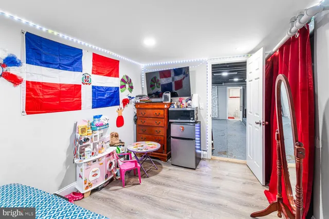 a view of a room with toys