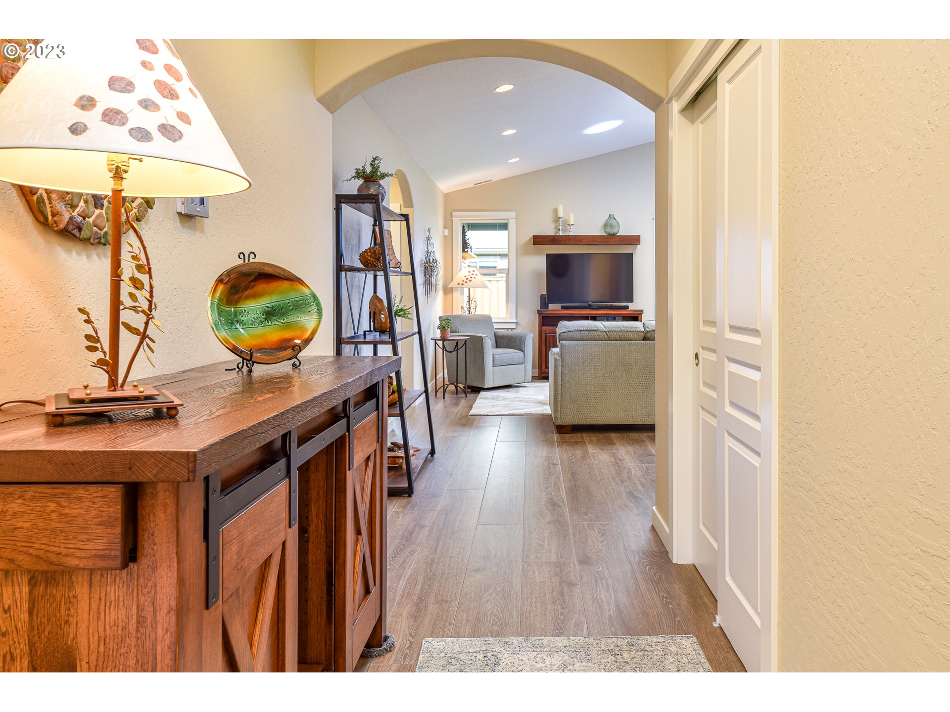 878 Tyson Lane Eugene, OR 97404 - Photo 5 of 39 a kitchen view with stainless steel appliances a stove top oven and cabinets