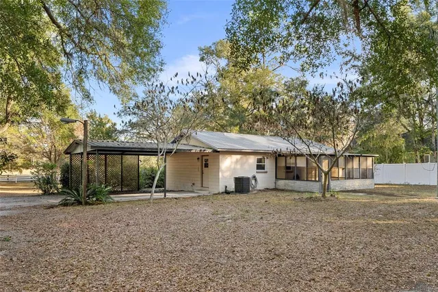 front view of house with a yard