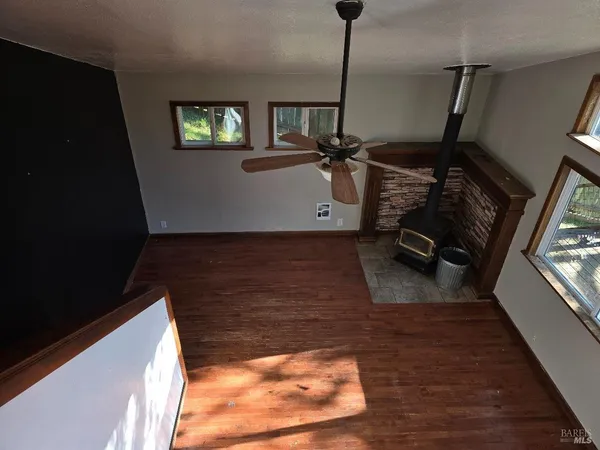 a view of a storage and utility room