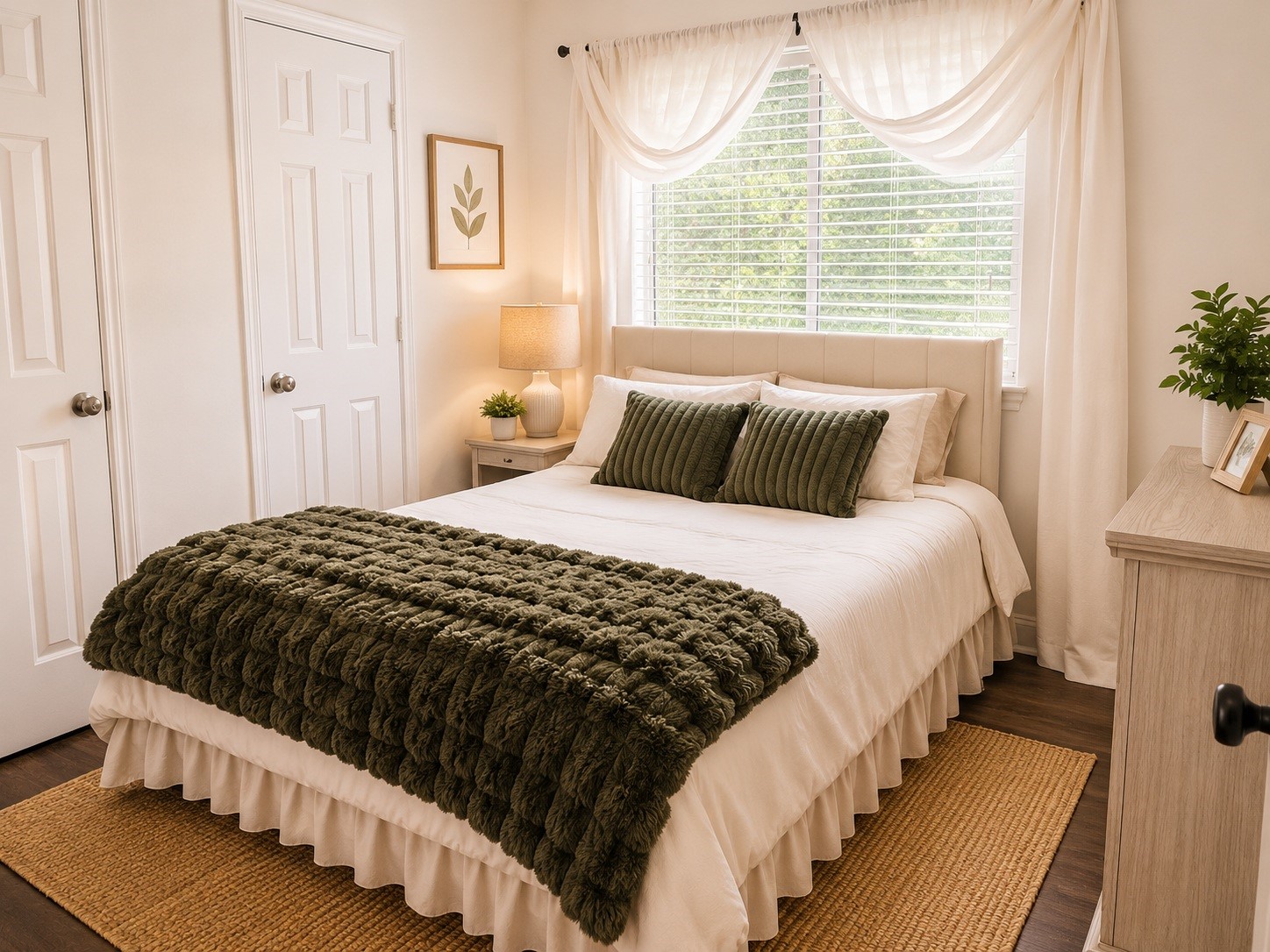 803 Brickstone Court Spring, TX 77386 - Photo 21 of 26 Second Secondary bedroom with fresh paint and updated flooring