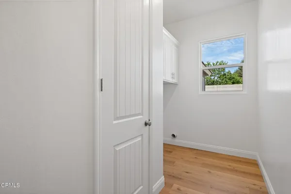 a view of closet area