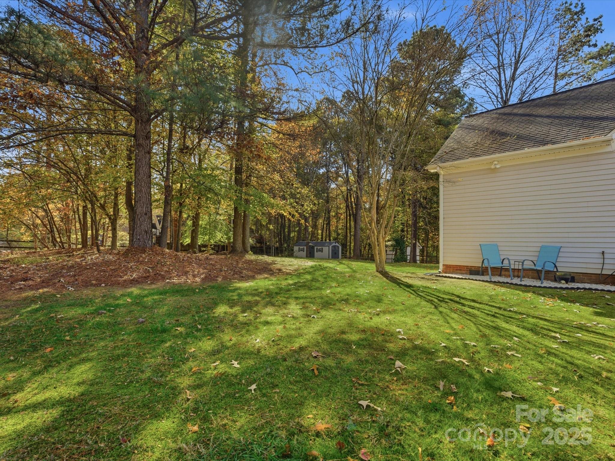 4601 Magnolia Ridge Drive Waxhaw, NC 28173 - Photo 41 of 48 a view of backyard with large trees