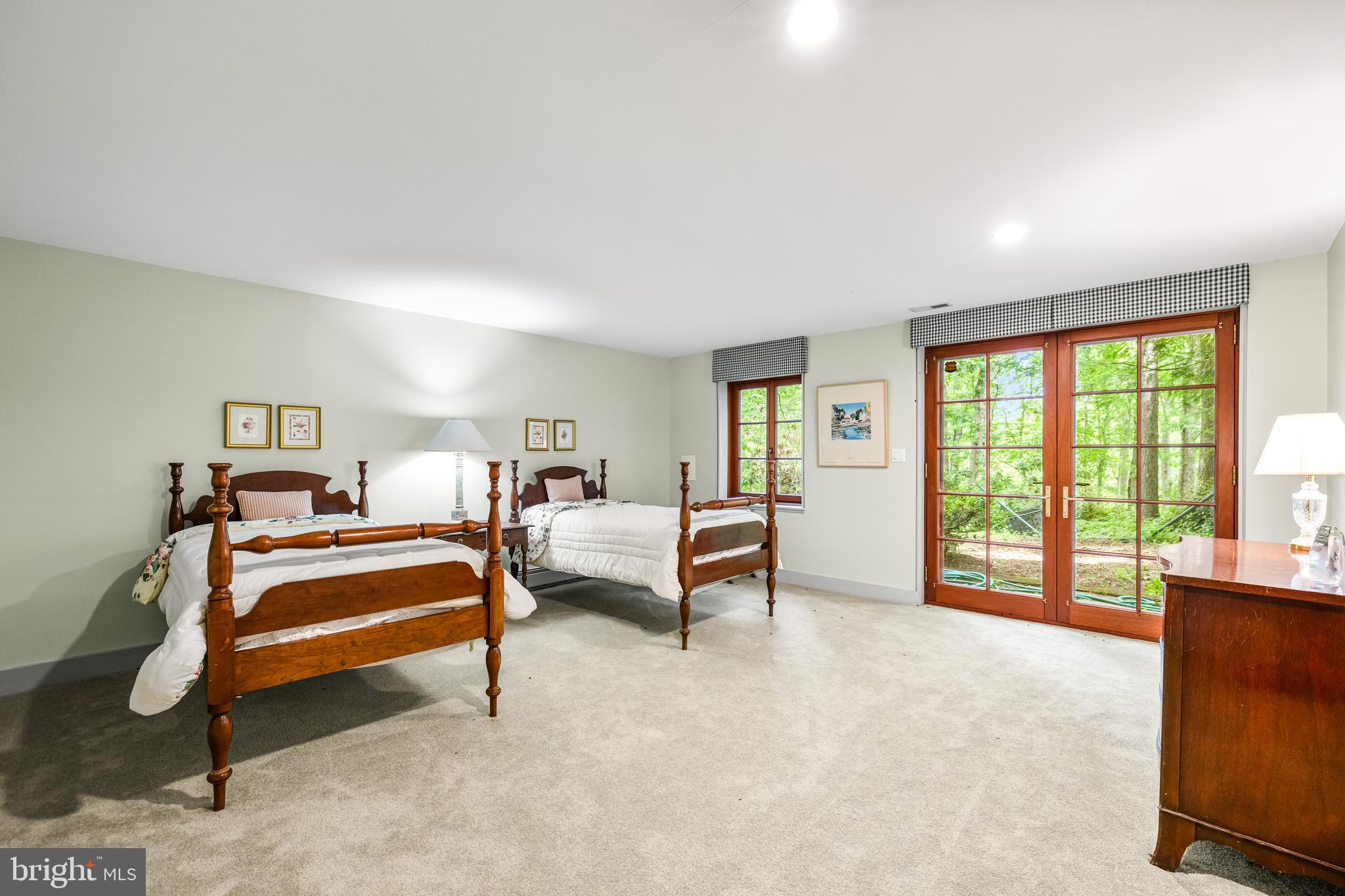 2910 Hunter Mill Road White Hall, MD 21161 - Photo 36 of 51 4th bedroom with french doors to patio