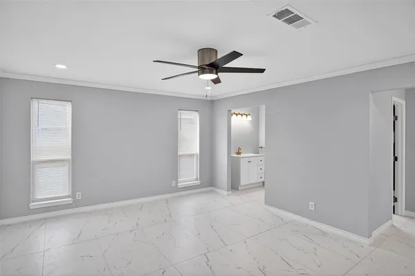 a view of an empty room