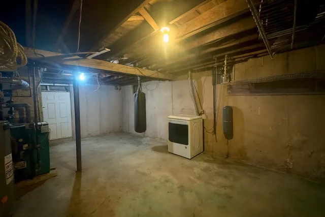 a view of a storage room