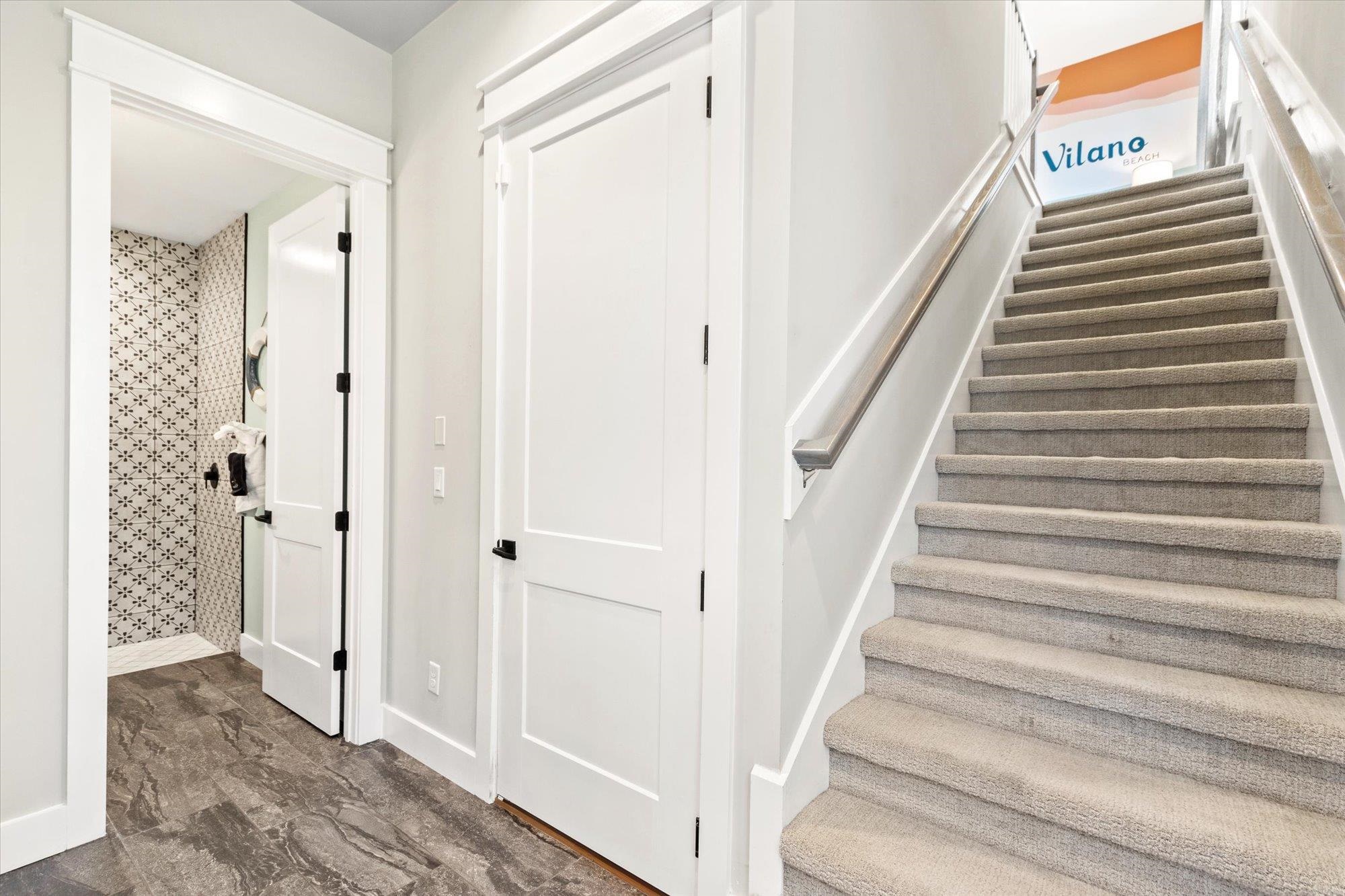 80 Ferrol Road St. Augustine, FL 32084 - Photo 26 of 61 a view of a hallway with wooden floor and entryway