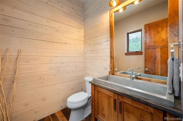 a bathroom with a sink and a toilet