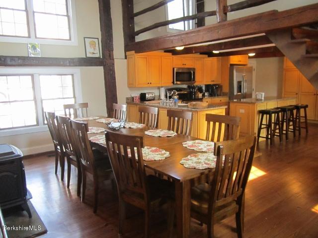 202-204 Whitman Road Hancock, MA 01267 - Photo 24 of 59 a view of a dining room with furniture window and outside view