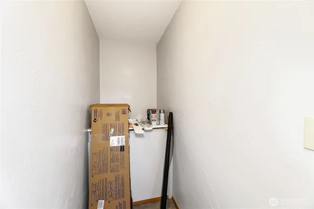 a close view of utility room