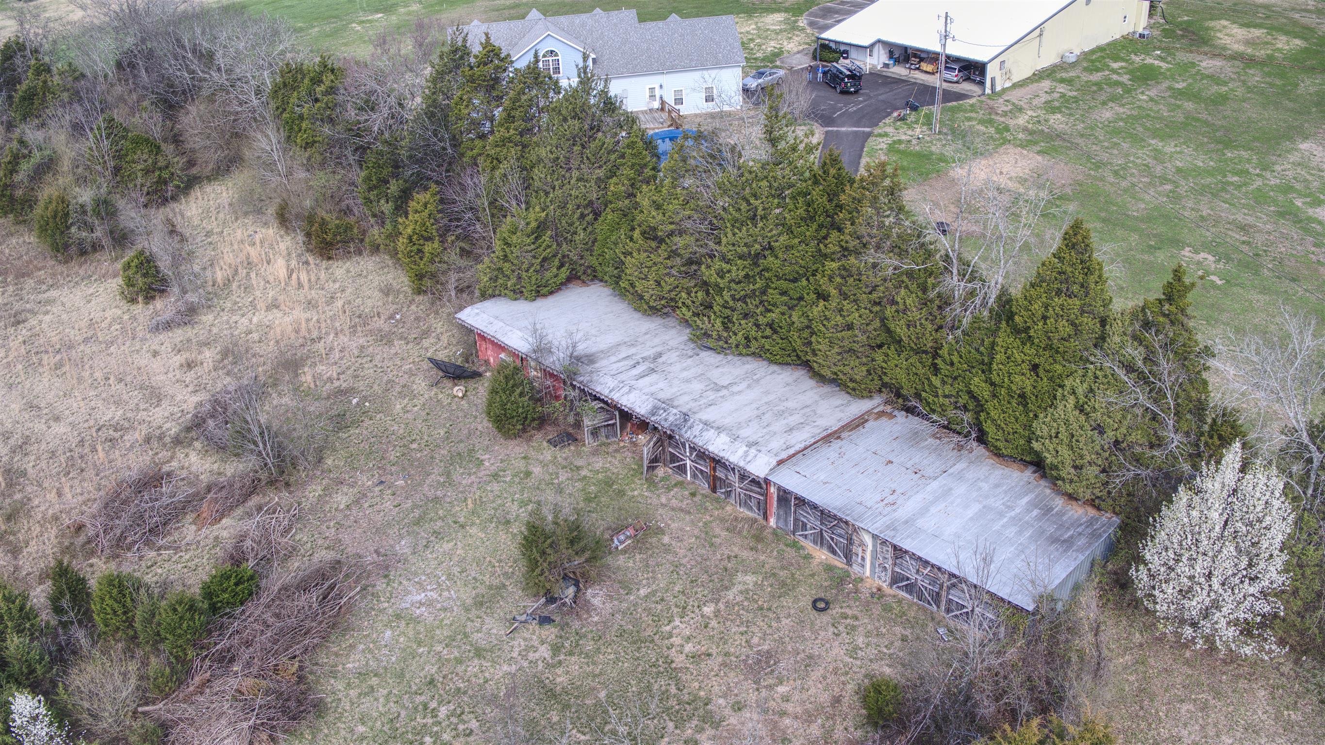 9200 Murfreesboro Road Lebanon, TN 37090 - Photo 15 of 17 An aerial view of the Detached Garage. The back acreage recently soils tested/3 BR Approval.