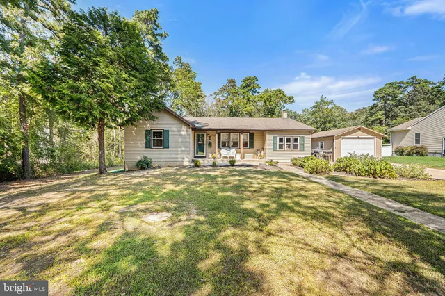 a view of a house with a patio