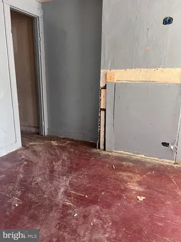 a view of a room with a bathroom