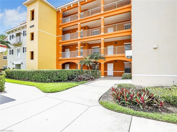 a front view of a building