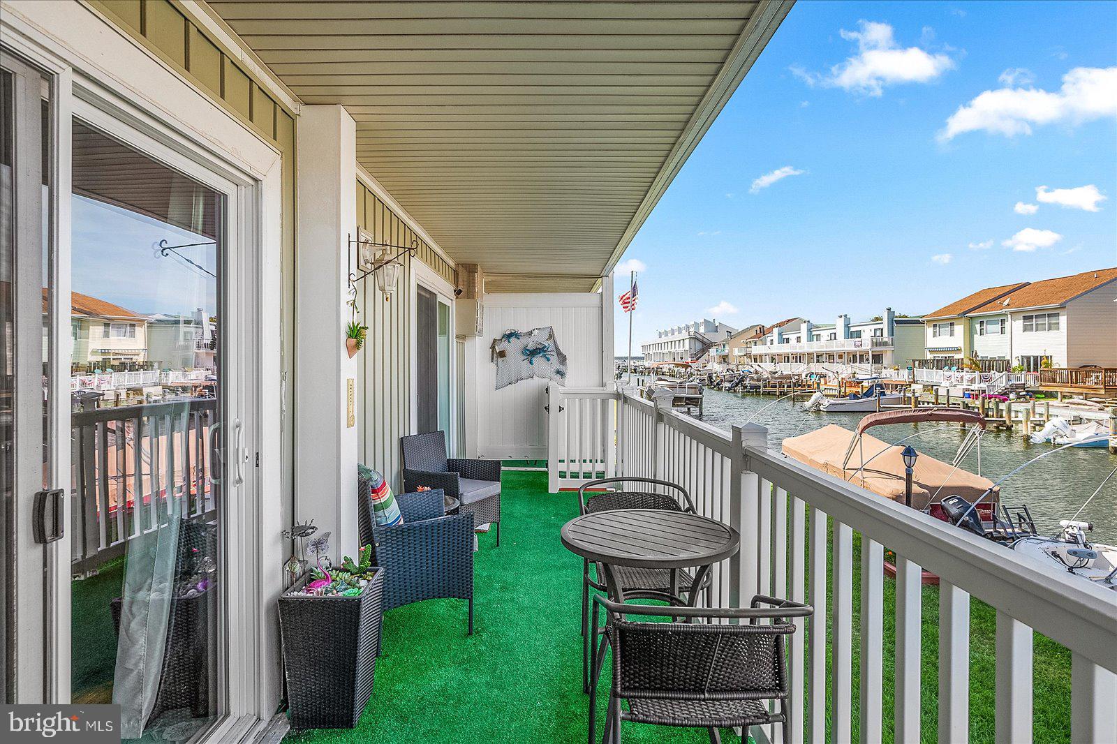 722 Mooring Road, Unit A102 Ocean City, MD 21842 - Photo 28 of 40 Covered balcony with water views