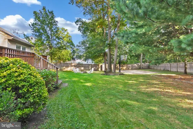 a view of backyard with furniture and outdoor space