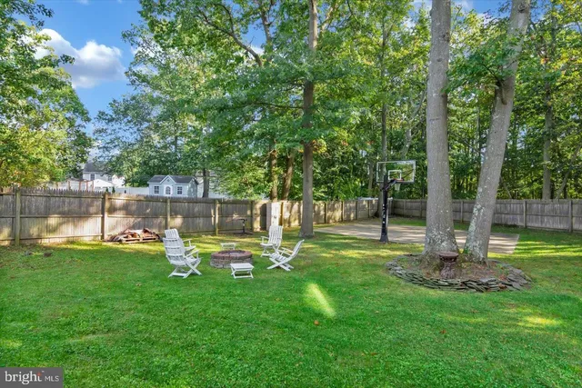 a view of backyard with garden and plants