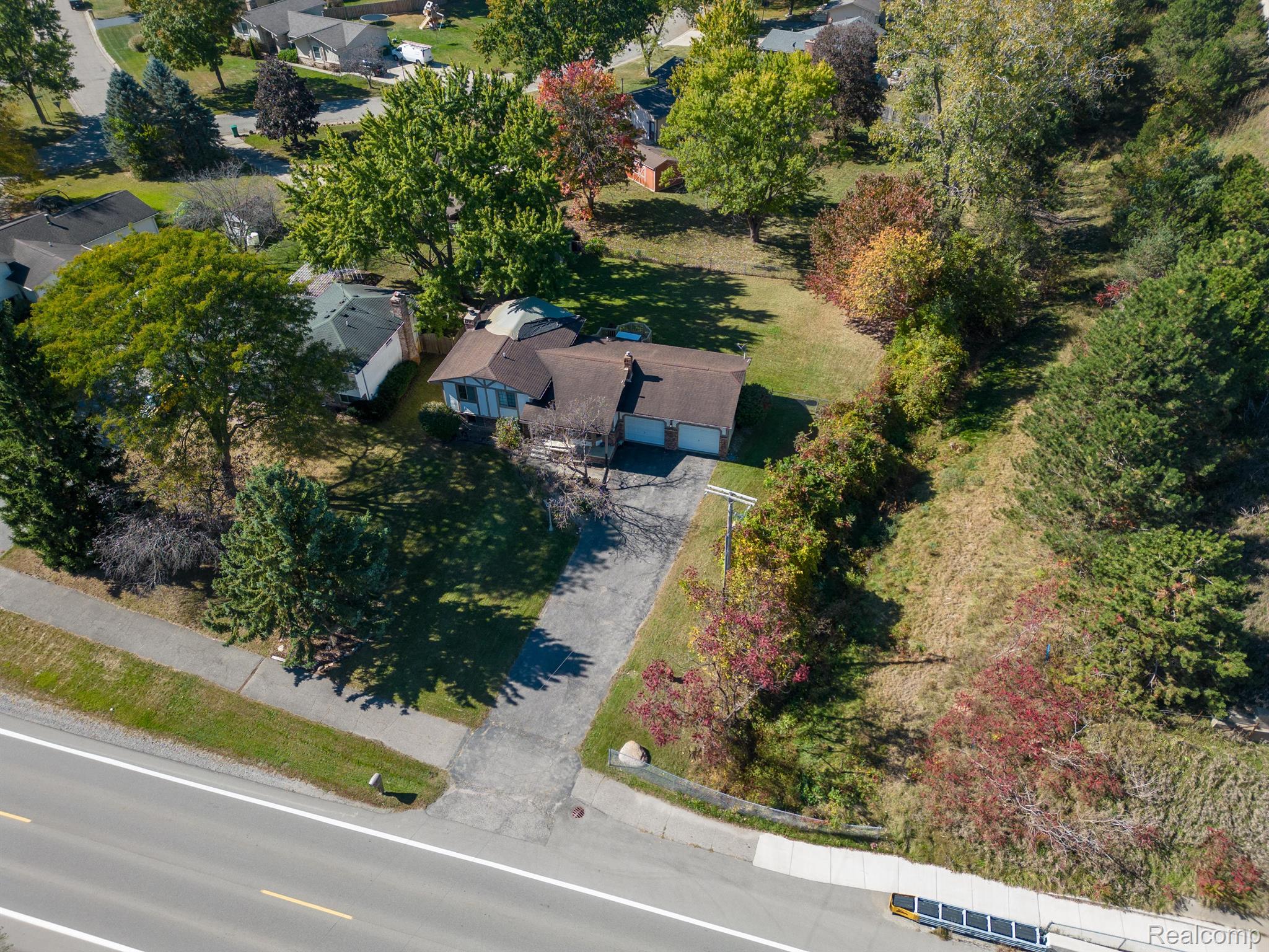 6154 Clarkston Road Clarkston, MI 48346 - Photo 3 of 73 AERIAL FROM FRONT