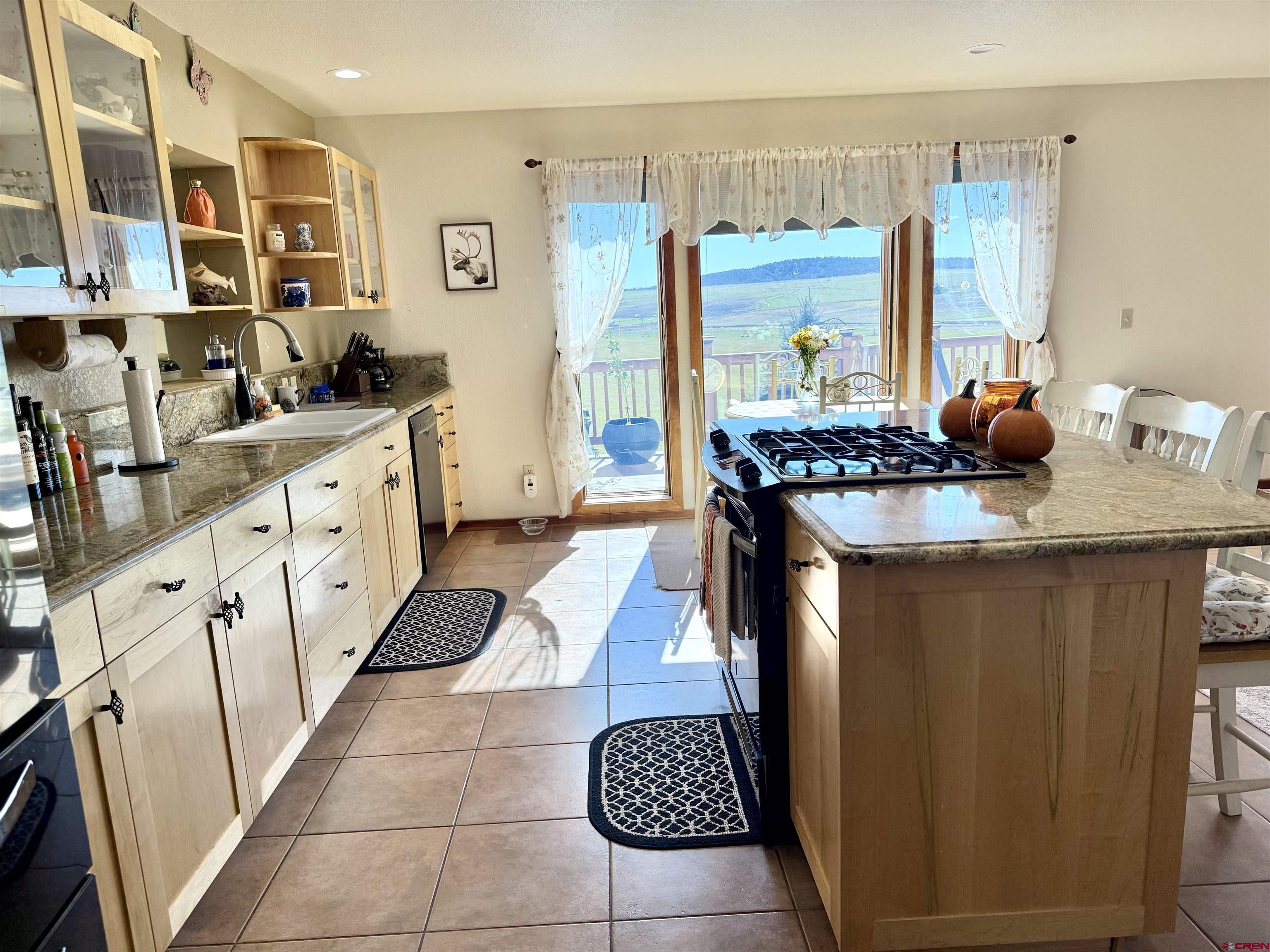 10528 Bostwick Park Road Montrose, CO 81401 - Photo 11 of 43 a kitchen with stainless steel appliances granite countertop a stove and a sink