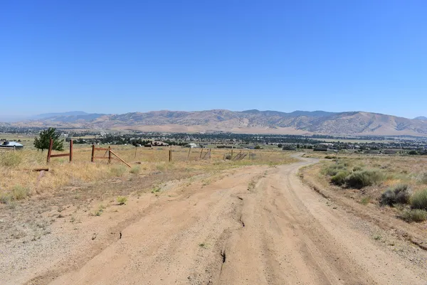 a view of a lake with a mountain