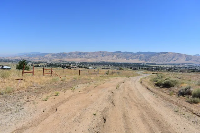 a view of a lake with a mountain